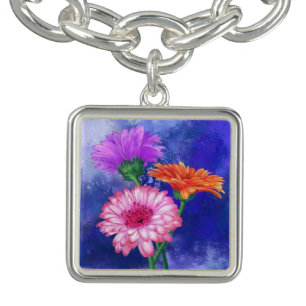 Gerbera Daisy Bracelet