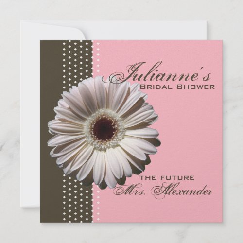 Gerbera Daisy/ Bridal Shower Invites