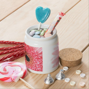Gerbera Daisy  Candy Jar