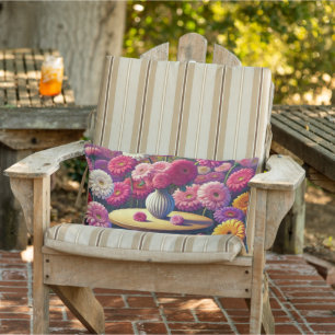 Gerbera Daisy Charm Outdoor Lumbar Pillow