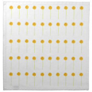 Gerbera daisy  cloth napkin