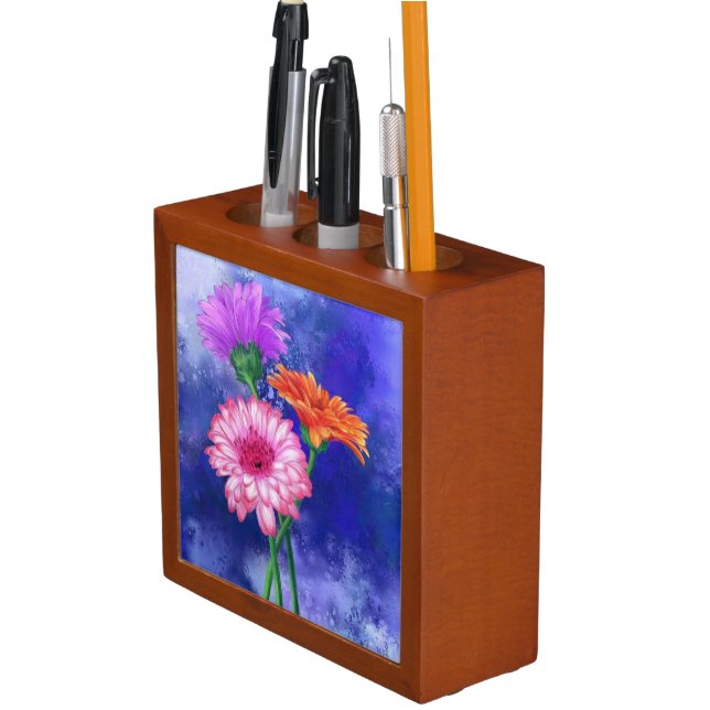 Gerbera Daisy Desk Organizer (In Situ)