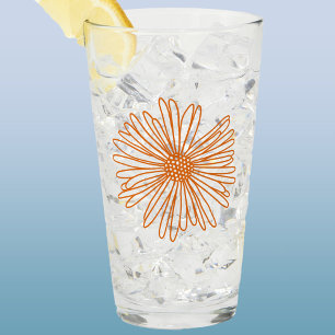 Gerbera Daisy Flower Glass