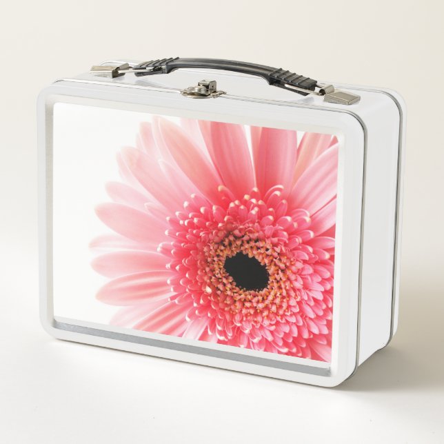 Gerbera Daisy  Metal Lunch Box (Front)
