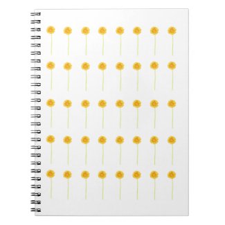 Gerbera daisy  notebook