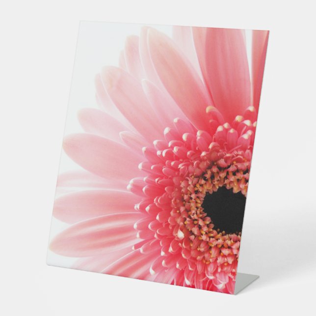 Gerbera Daisy  Pedestal Sign (Front)