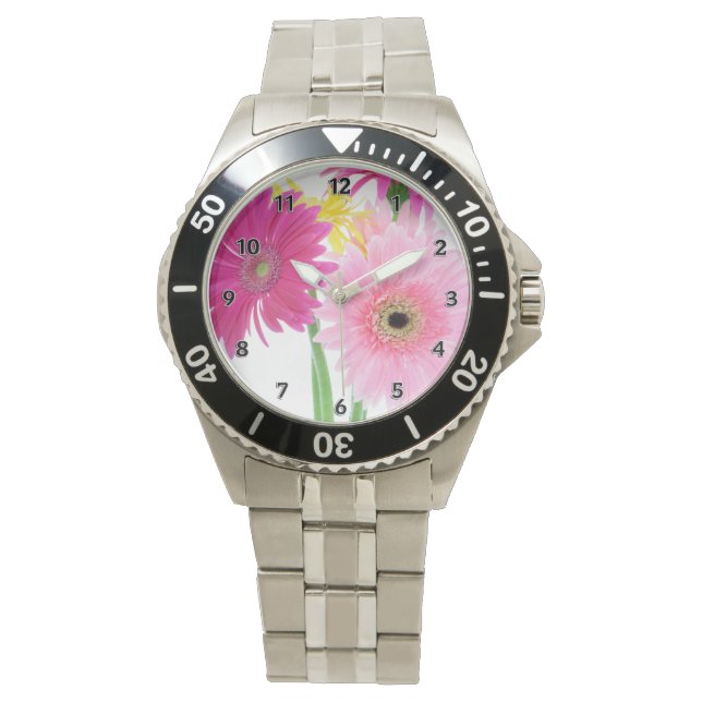 Gerbera Daisy Pink Watch (Front)