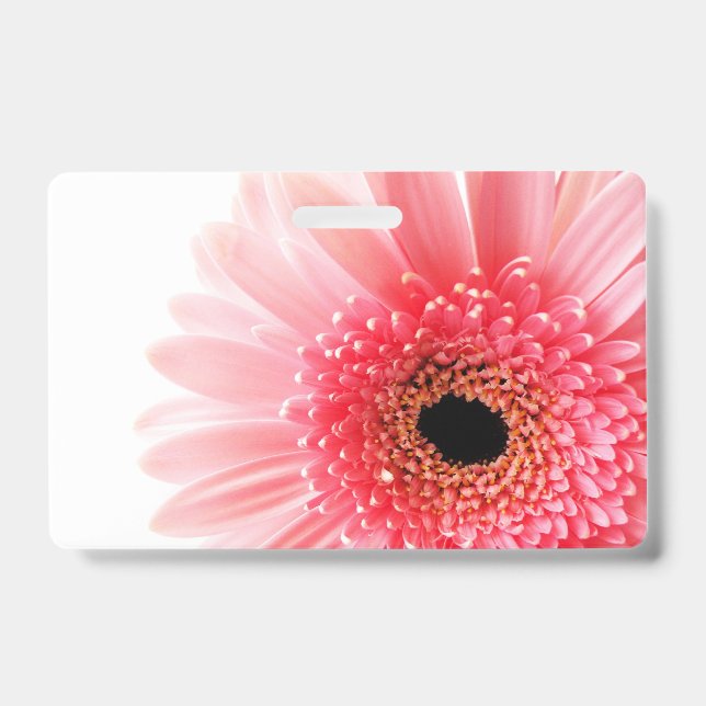 Gerbera Daisy Poster Badge (Front)