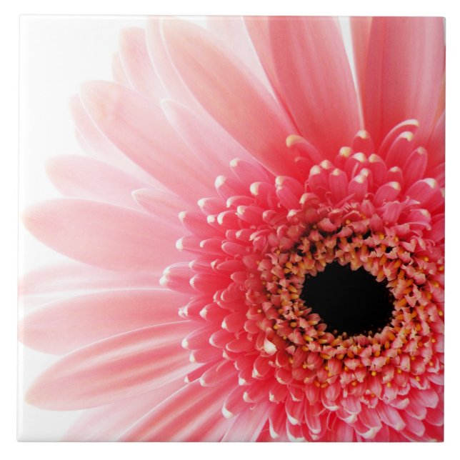 Gerbera Daisy Poster Ceramic Tile (Front)