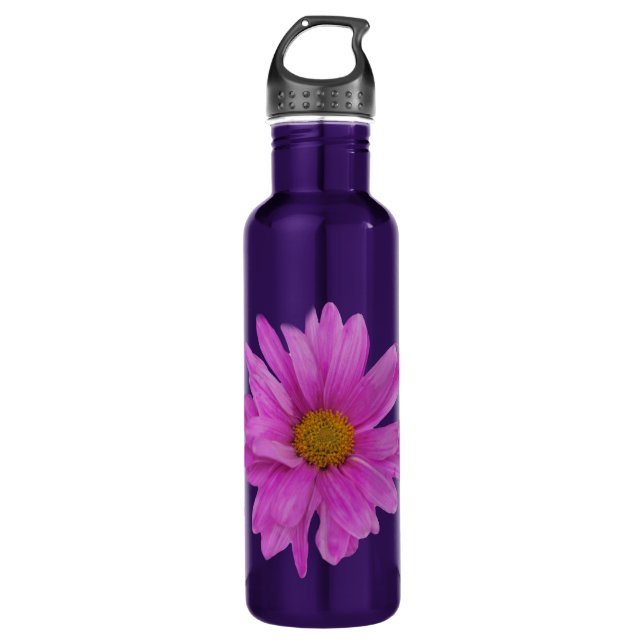 Gerbera Daisy Stainless Steel Water Bottle (Front)