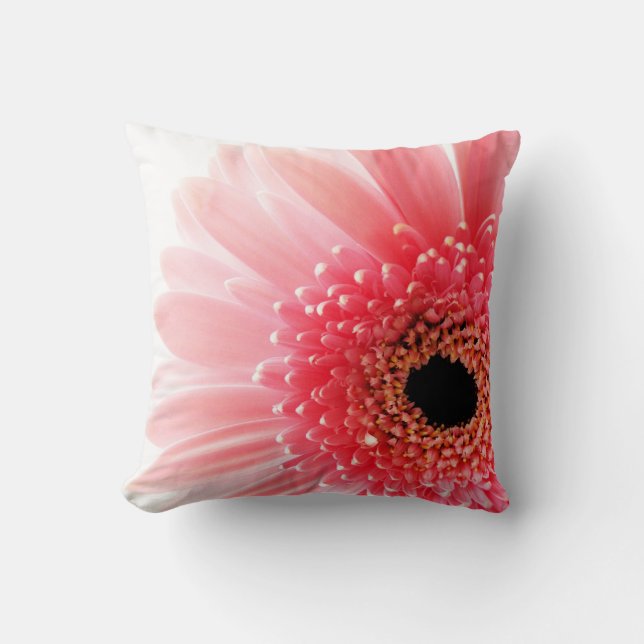 Gerbera Daisy  Throw Pillow (Front)