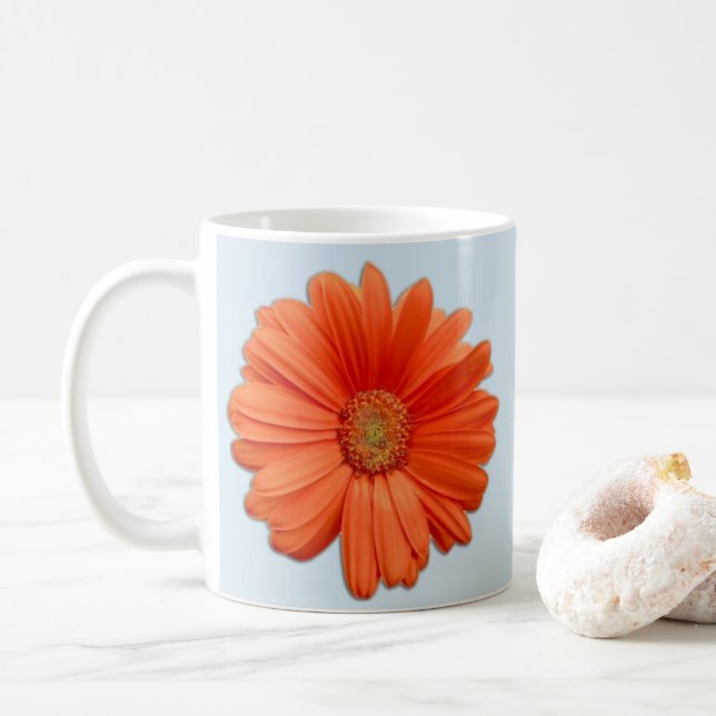 Gerbera Flower Mug (With Donut)