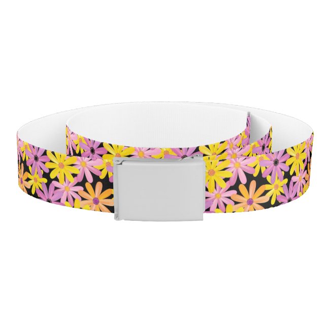 Gerbera flowers pattern, background belt (Coil)