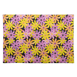 Gerbera flowers pattern, background placemat