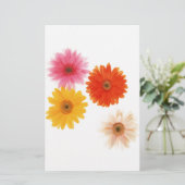 Gerbera Flowers Print Floating Flower Daisy Floral (Standing Front)