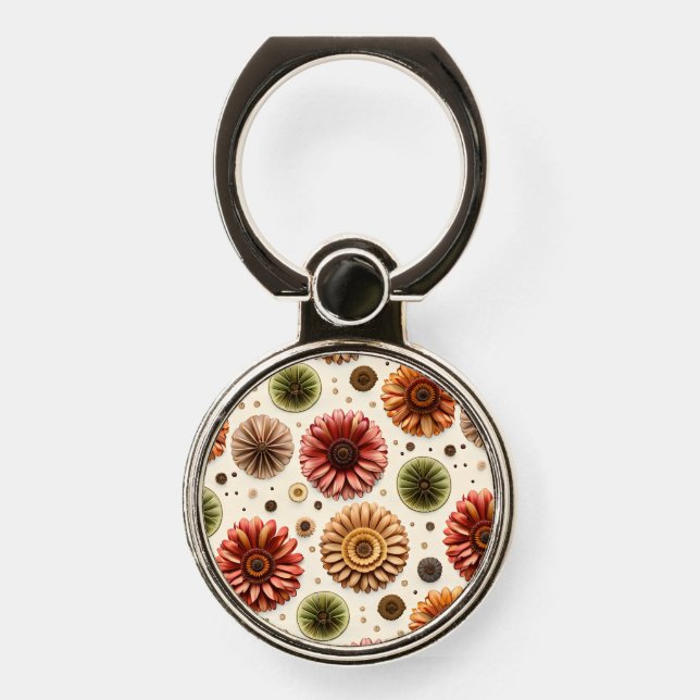 Gerbera Galore  Phone Ring Stand (Front)