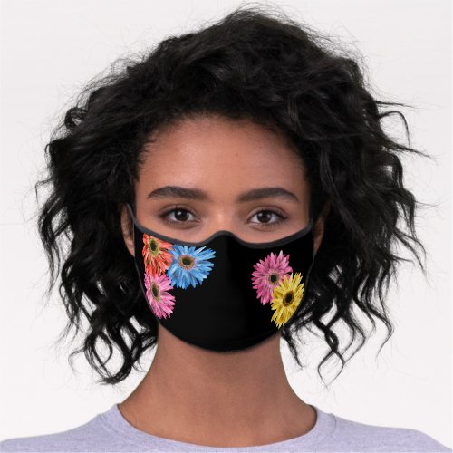 Gerbera Gerber Daisy Beautiful Flower Floral Premium Face Mask