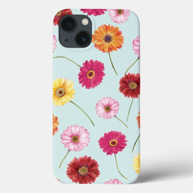 Gerbera,pink,red,orange,yellow  Case-Mate iPhone case (Back)
