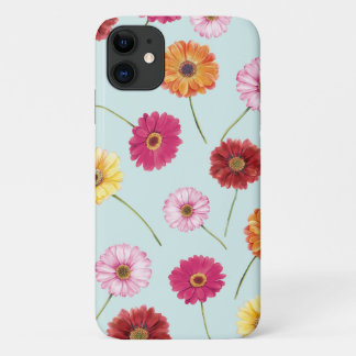 Gerbera,pink,red,orange,yellow iPhone 11 case