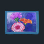 Gerberas Wallet Beautiful Flowers<br><div class="desc">Three Color Gerberas Wallets</div>