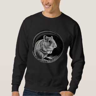 Gerbil Animal  Wildlife Gerbils  1 Sweatshirt