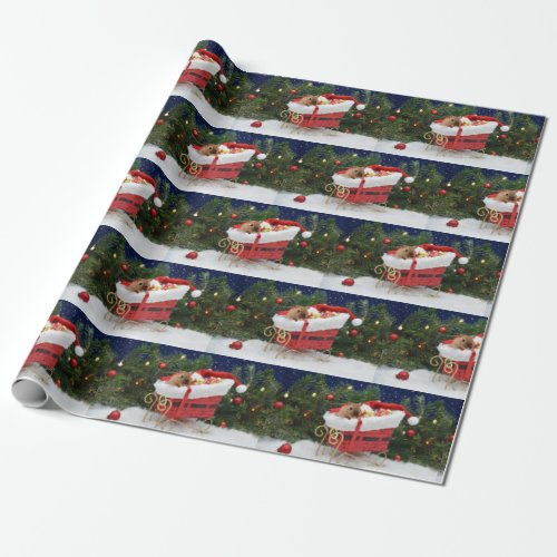 Gerbil Christmas Wrapping Paper