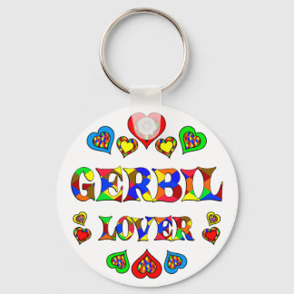 Gerbil Lover Keychain