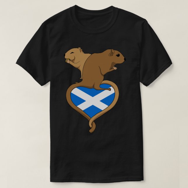 Gerbil Scotland light T-Shirt (Design Front)