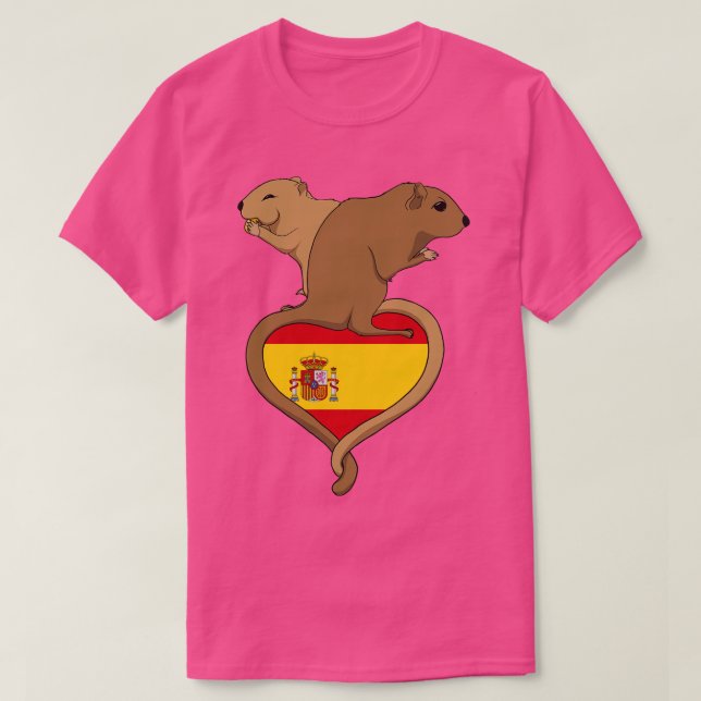 Gerbil Spain light T-Shirt (Design Front)