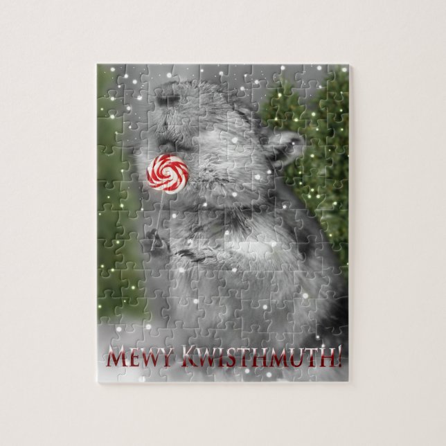 Gerbil's Christmas Dream Jigsaw Puzzle (Vertical)
