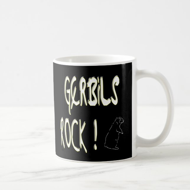 Gerbils Rock! Mug (Right)