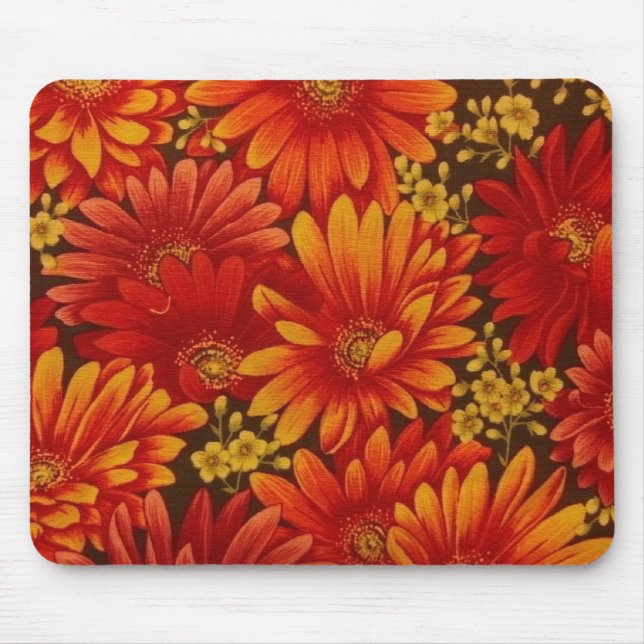 Gerbra Daisies Mouse Pad (Front)