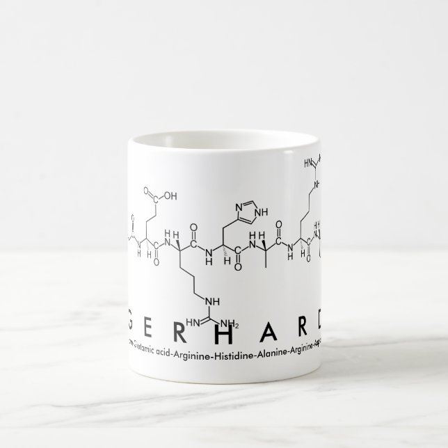 Gerhard peptide name mug (Center)