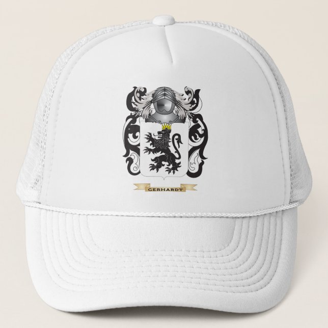 Gerhardt Coat of Arms (Family Crest) Trucker Hat (Front)