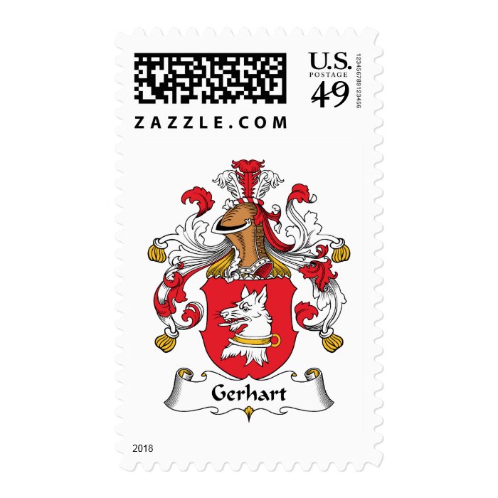 Gerhart Family Crest Postage