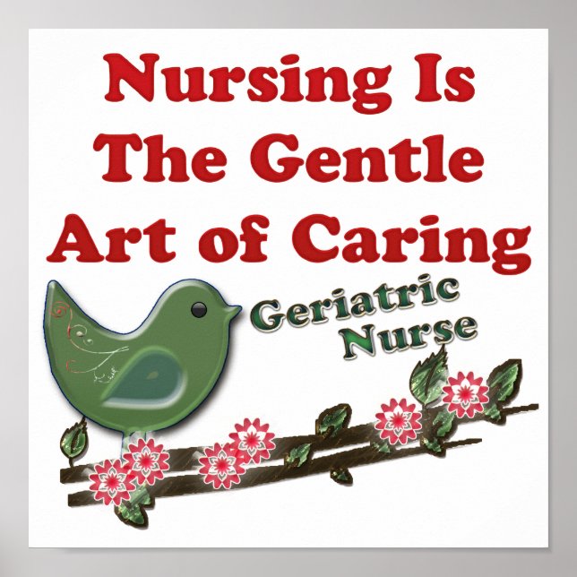 Geriatric Nurse Poster (Front)