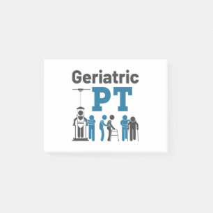 Geriatric PT Physical Therapist Therapy Post-it Notes
