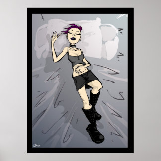 Germaine (Classic Illustration) Poster