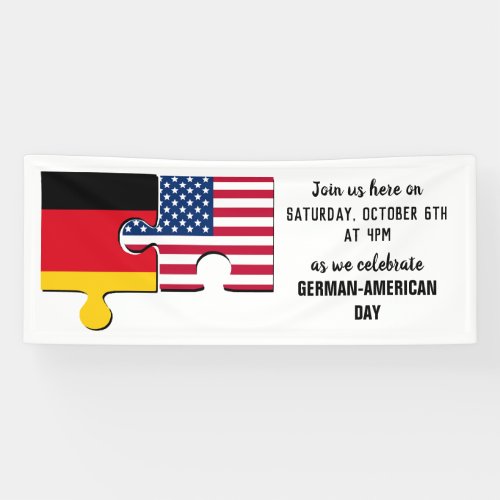 GERMAN AMERICAN Day Banner