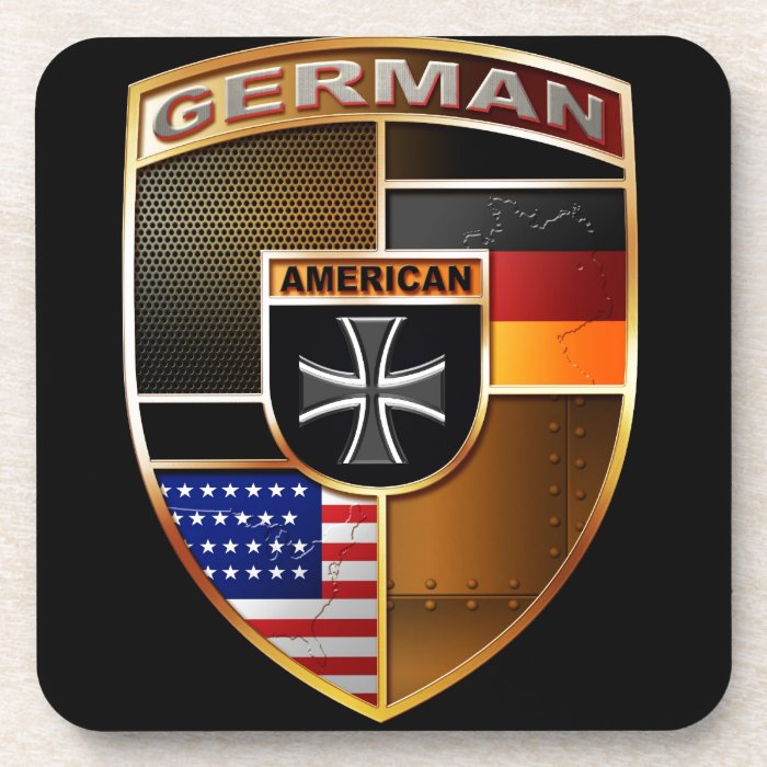 German American Drink Coasters