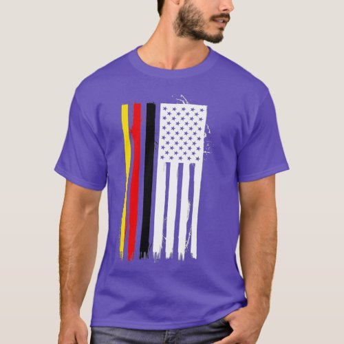 German American Flag German Pride Germany Heritage T_Shirt