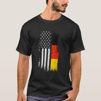 German American Flag Hoodie - Pride Germany Usa Ho T-Shirt