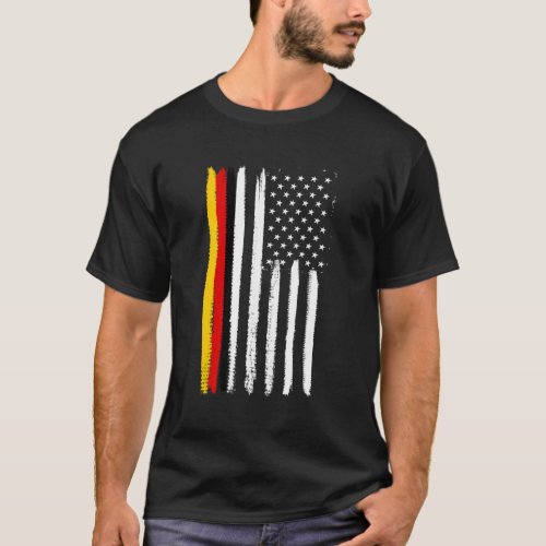 German American Flag Oktoberfest T_Shirt