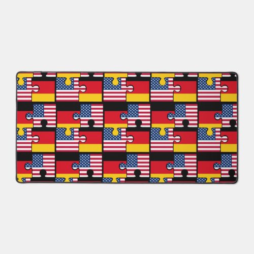 German American Jigsaw Desk Mat