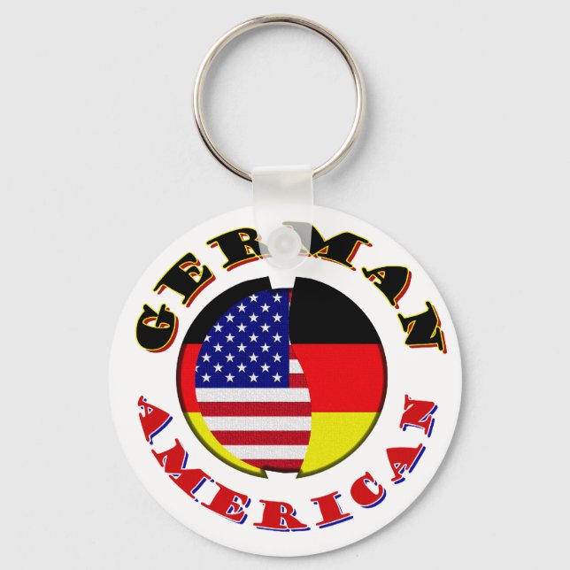 german american keychain (Front)