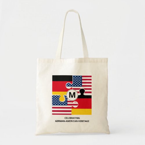 GERMAN AMERICAN Monogram Tote Bag
