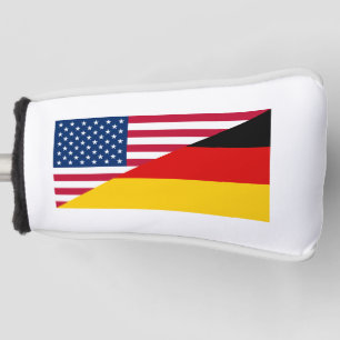 German American Pride US Germany Flag Golf Head Cover