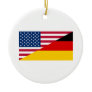 German American Pride US Germany Flag Ornament