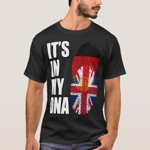 German and British Mix DNA Heritage T_Shirt