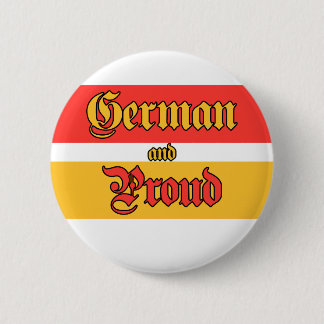 German and Proud Pinback Button